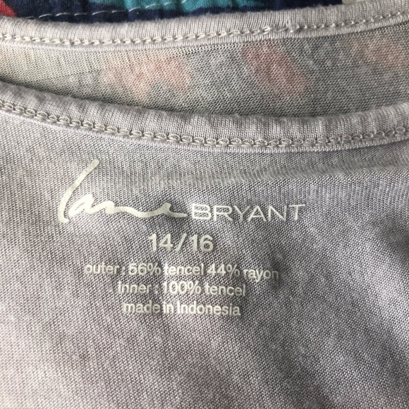 Lane Bryant Double Layer Top Size 14-16 - Picture 12 of 14